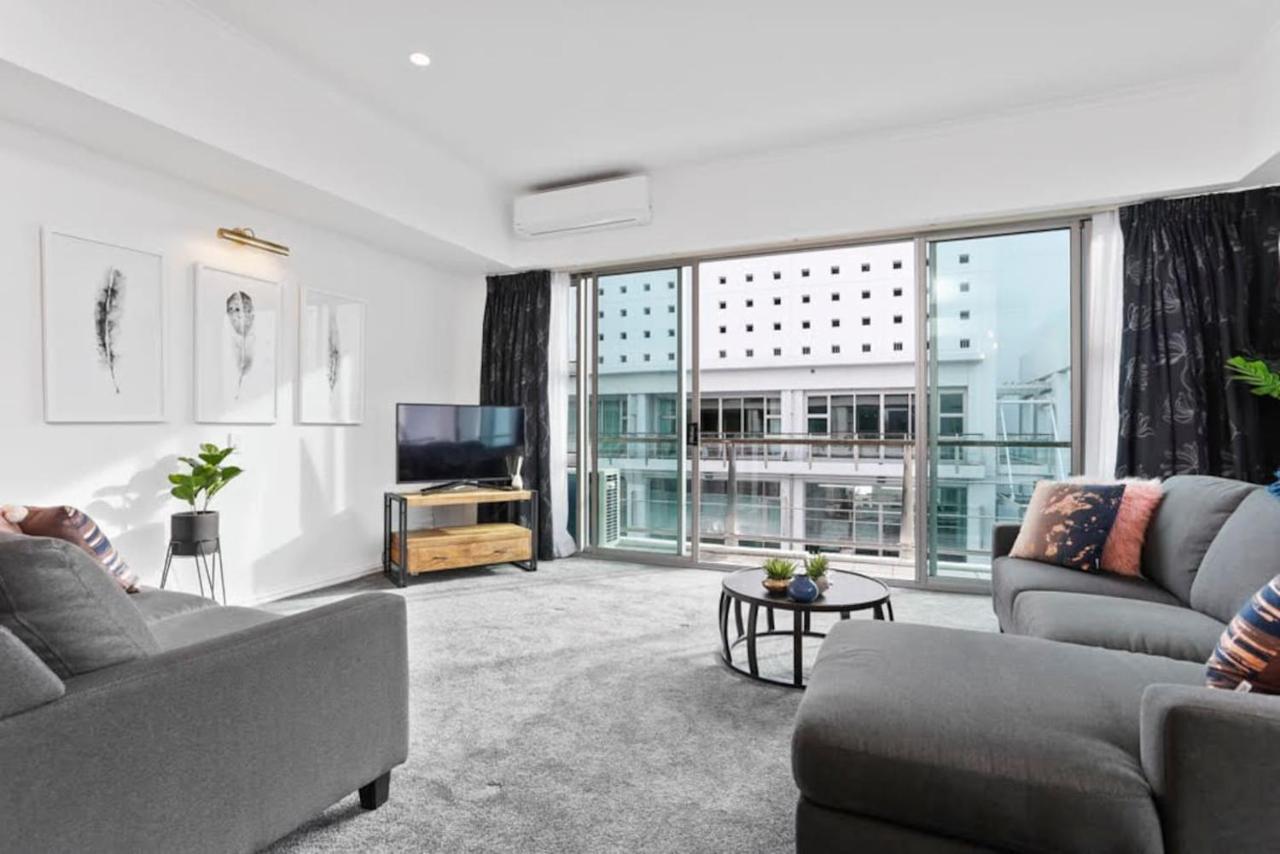 Chic 1 Bedroom Princess Wharf Apartment W/ Ac โอ๊คแลนด์ ภายนอก รูปภาพ